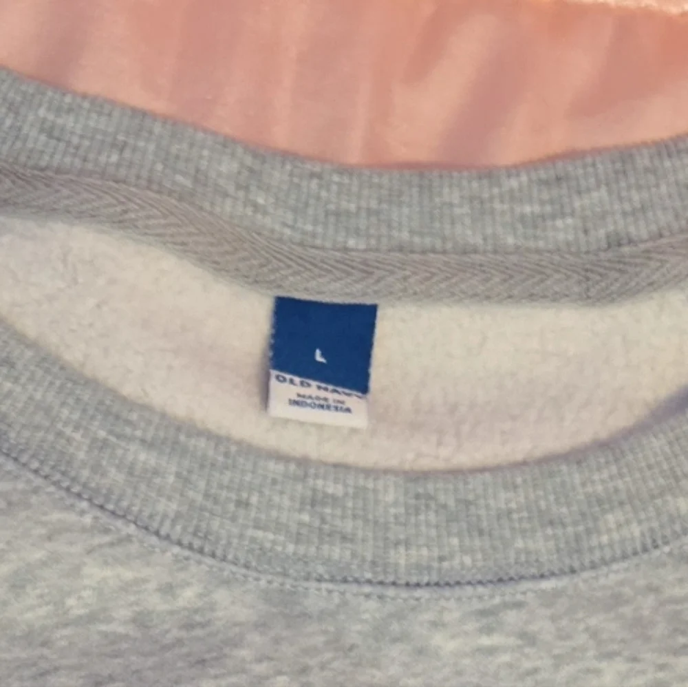 Old Navy gray and with pastel letters sweatshirt - Picture 2 of 2